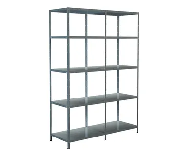 Obrázek produktu pro Kovový regál rozšiřovací Schulte 4529-V 2000x1400x500 mm, 10 polic, nosnost 850 kg, pozinkovaný
