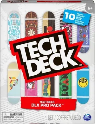 Immagine prodotto di SPIN Tech Deck confezione da 10 skateboard per bambini 6061099