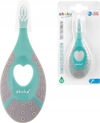 Produktbild von Akuku Zahnbürste für 0-2-Jährige MINZE
