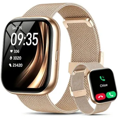 Produktbild von Smartwatch Herren Damen mit Alexa, Bluetooth 5.3, Telefonie, 1,83 Zoll HD Display, 100+ Sportmodi, Fitness Tracker, IP68