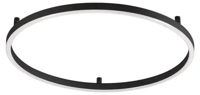 Produktbild von Ideal Lux 341965 ORACLE SLIM Deckenleuchte D900mm LED 53W 5150/2390lm 2700K schwarz EIN/AUS