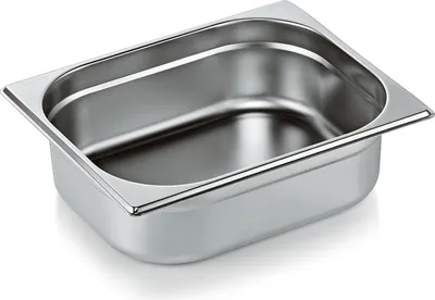 Produktbild von 12x GN Behälter 1/2, 100 mm, 6,5 L Edelstahl GN 75 ECO