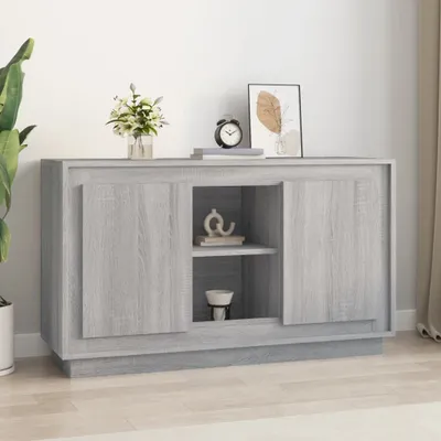 Image de vidaXL Sideboard Gris Sonoma 102x35x60 cm Bois composite
