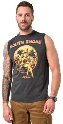 Immagine prodotto di Canottiera da uomo, taglie forti, taglie extra large, disponibile nelle taglie dalla L alla 8XL. Stampa sul petto, scollo a V