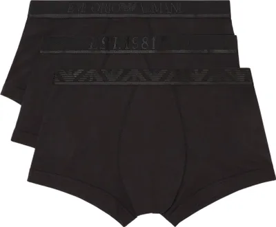 Produktbild von 3er-Pack EMPORIO ARMANI Herren Trunks Baumwolle