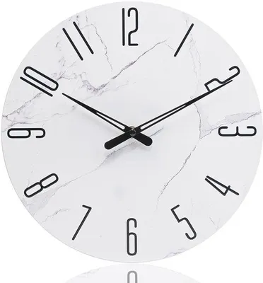 Immagine prodotto di Orologio da parete in vetro radiocontrollato, 30 cm, rotondo, per cucina e soggiorno