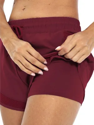 Productafbeelding van Currero Korte Broek Dames Bordeauxrood S