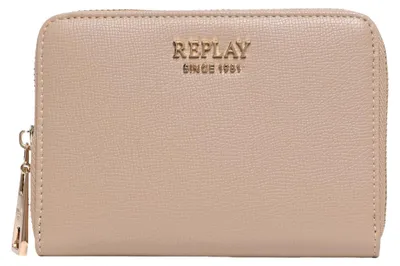 Image de REPLAY porte-monnaie Zip Around Wallet Tannin marron clair