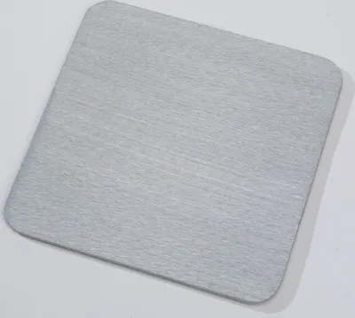 Produktbild von Kerzenteller Flachteller Quadratisch Alu Silber 14 x 14 cm ideal für Kerzen, Taufkerzen, Hochzeitskerzen, Trauerkerzen