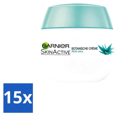 Immagine prodotto di 15 confezioni di crema viso Garnier SkinActive Botanische all'Aloe Vera, 50 ml - confezione  - 15 pezzi