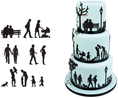 Produktbild von Keksvormer 14-teilig, Familie, Kuchen Dekoration, Süßigkeitenform