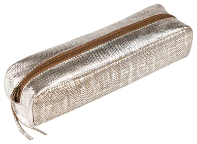 Immagine prodotto di Clairefontaine KLEO astuccio in pelle 21x6x4 argento