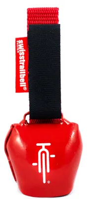 Produktbild von swisstrailbell® "Mexico Edition" Deep Red: WhiteBike, rotes Band, Fahrradklingel