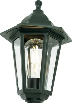 Produktbild von Klassische Aussenlaterne DunkelGrün 217cm 3 Flammig IP44 New Haven