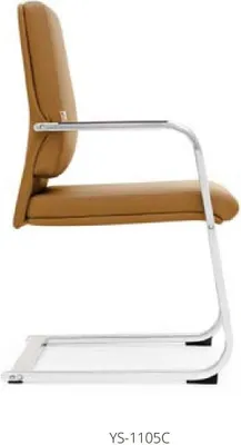 Immagine prodotto di Poltrona in ecopelle nera con struttura in acciaio inox moderna ed elegante