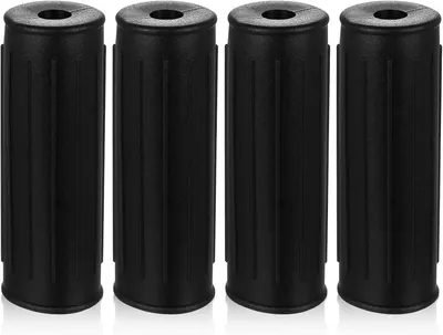 Produktbild von Schubkarrengriffe 4 Stück, 125 mm lang, 30 mm Innendurchmesser, rutschfest, schwarz, für Gartenarbeit