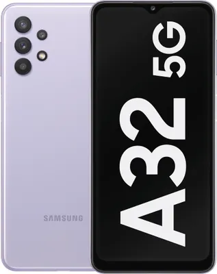 Produktbild von Samsung Galaxy A32 5G SM-A326B, 16,5 cm (6.5"), 720 x 1600 Pixel, 4 GB, 128 GB, 48 MP, Violett