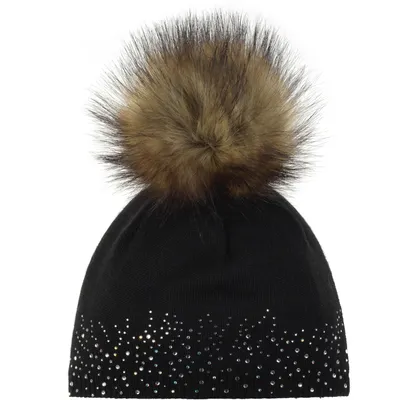 Produktbild von EISBÄR Nalin Lux Crystal, Einheitsgröße, schwarz, Wintermütze, Vollgefüttert, 80115