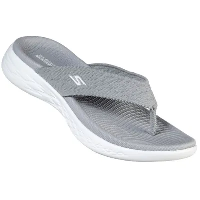 Produktbild von Skechers Damen ON-The-GO 600 Sunny flip-Flops, Gray Textile, 42 EU