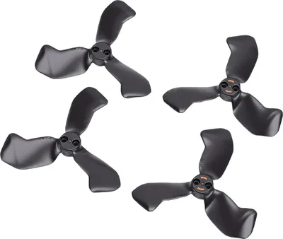 Zdjęcie produktu dla 4 sztuki 3-łopatowych śmigieł pasujących do drona DJI NEO 2 PC Ciche łopatki zamienne do drona Lekkie Wydłużony czas lotu Czarne