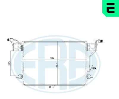 Produktbild von ERA 667274 Kondensator Klimaanlage Klimakondensator für AUDI A6 Avant (4B5, C5)