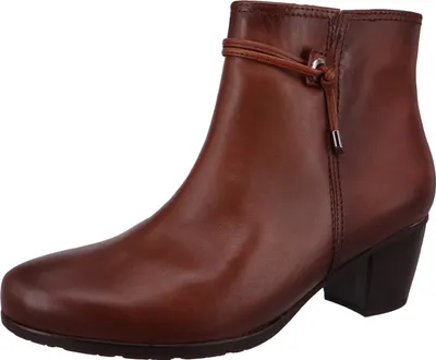 Zdjęcie produktu dla Gabor 35.522 botki damskie - eleganckie botki brązowe Elegancka NOWOŚĆ