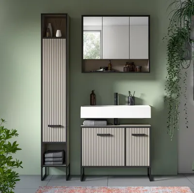 Produktbild von Badezimmer-Set Bagno 4 | Kaschmir | 3-teilig