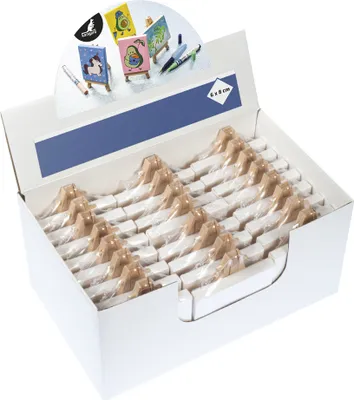 Produktbild von kangaro Mini-Staffelei inkl. Keilrahmen im Display