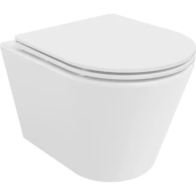 Obrázek produktu pro Mexen Rico WC mísa Rimless s pomalu padající deskou slim, duroplast, Bílá - 30720300