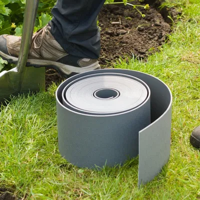 Produktbild von Nature Rasenkante 0,15x10 m Grau