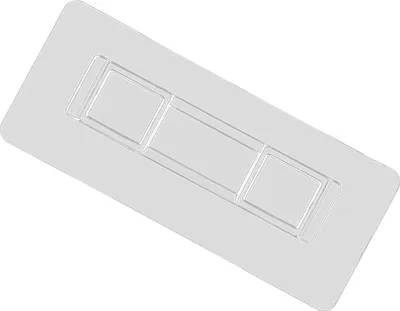 Imagen del producto de 6 unidades de ganchos adhesivos, clips de resina, estante para cajas de pañuelos de baño, estante de esquina, cesta para jabón y soporte para cepillos de dientes