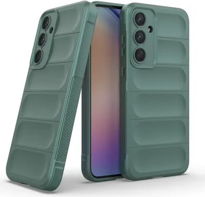 Produktbild von Handy Hülle für Samsung Galaxy A35 5G Grip Case Cover Schutzhülle Softgrip Farbe: Grün