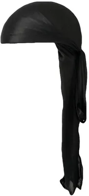 Produktbild von Go Go Gadget - Durag - Do-rag - Seide - Satin - Schlafmütze - Haarschmuck - Haarschutz - 102*22cm - 1 Stück - Schwarz