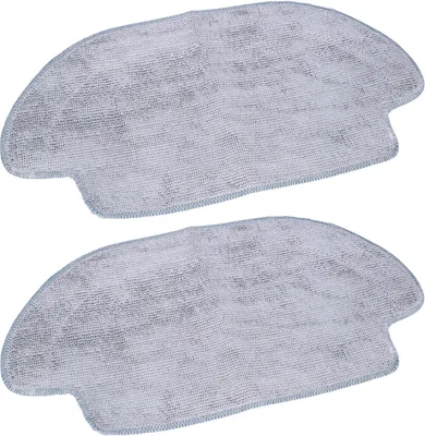 Immagine prodotto di Sillar, 2 panni di ricambio per mop, compatibili con aspirapolvere Xiaomi Viomi Mijia V2, V3, V2 Pro, V3 Pro – in microfibra, colore grigio