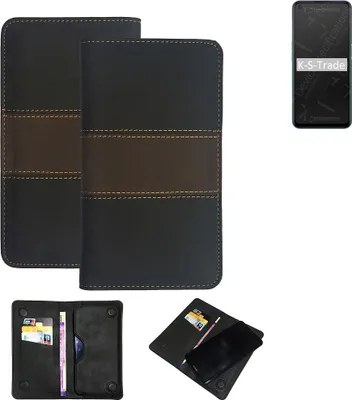Produktbild von K-S-Trade Hülle Handyhülle kompatibel mit Oppo A72 Schutzhülle Walletcase Bookstyle Tasche Schutz Case Handytasche Wallet Cover Kunstleder Snapcase