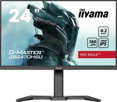 Produktbild von iiyama G-Master GB2470HSU-B6 23.8" Fast IPS FullHD 180Hz 0.2 ms USB-A Altavoces Altura Ajustable