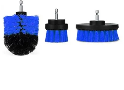 Immagine prodotto di 3Cs/Set Spazzola per pneumatici auto Trapano elettrico per la pulizia della casa Strumento blu