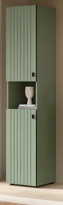 Produktbild von Flurschrank "Loreno" in grün, Schuhschrank 40 x 192 cm