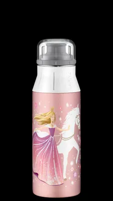Image de alfi 535-7207060 Bouteille élémentaire 0,6L fleur princesse Edelst. lackiert, rosa