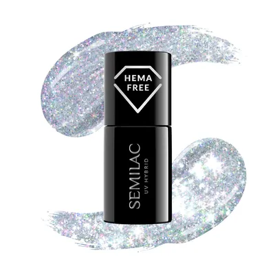 Zdjęcie produktu dla Semilac 460 Silver Firewrks 7Ml.