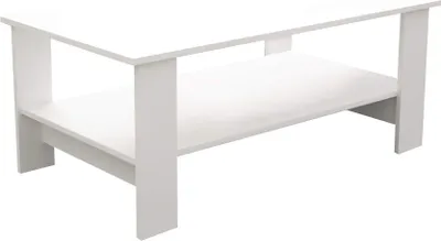 Immagine prodotto di Milani Home - tavolino da salotto moderno 100 x 55 x 41 cm, bianco