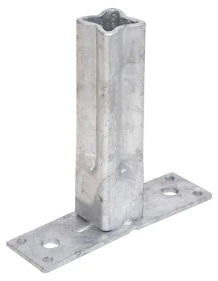 Produktbild von Alberts 701925 Handlaufstütze für Universalpfosten | feuerverzinkt | Breite 104 mm | Tiefe 30 mm | 2er Set