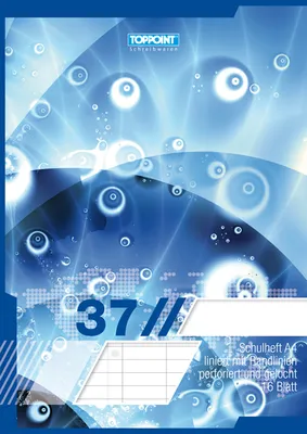 Produktbild von Schulheft DIN A4 Lineatur 37 liniert mit Rand