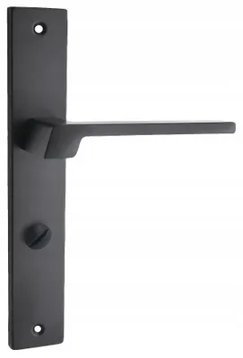 Image de Poignée CANTORO Domino intérieure, serrure WC noire