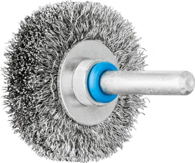 Image de PFERD TOOLS Brosse ronde non torsadée RBU Fil en acier inoxydable avec tige