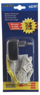 Image de Adaptateur Piles Aaa Lumineo Alimentation Continue 4.5v Pour Appareils Aaa - Lumineo