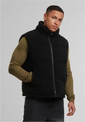 Obrázek produktu pro Pánská vesta Urban Classics Basic Teddy Puffer Vest black - 5XL