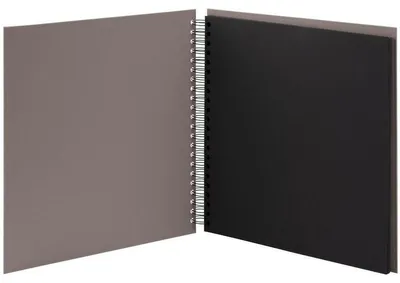 Produktbild von Fotoalbum Whire-O 60 Seiten 290x290mm taupe/schwarz.