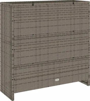 Obrázok produktu pre Úložná skrinka s poličkou Sivá 100 x 36 x 102 cm Ratan