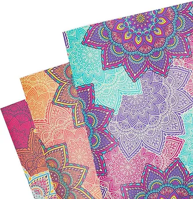 Produktbild von Geschenkpapier Mandala 3 Blatt – 4er-Set – 50 x 90 cm